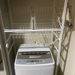 決まりました  洗濯 ランドリー収納棚の画像