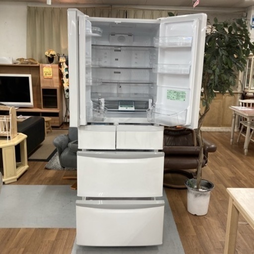 S104 ⭐ HITACHI 6ドア冷蔵庫 (475L・フレンチドア）R-FR48M5 16年製 ⭐動作確認済 ⭐クリーニング済