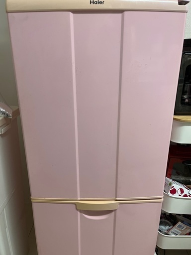 冷蔵庫ピンク