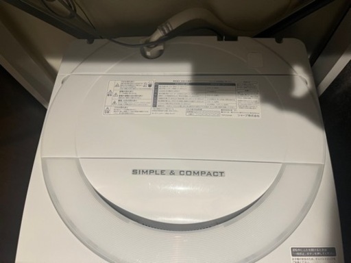 【中古・美品】SHARP 洗濯機　6キロ
