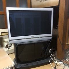 ブラウン管テレビ　テレビ台セット