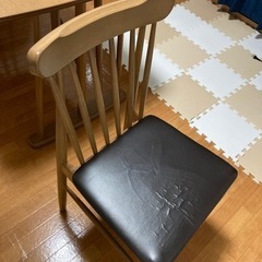 [取引決定]ダイニングテーブルセット(ダイニングテーブル・椅子×2)の画像