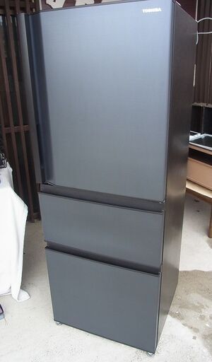 TOSHIBA 東芝 ノンフロン冷凍冷蔵庫 326L 3ドア GR-S33SC 2021年製
