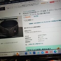 ROGUE  FITNESS  ナイロン　リフティング　ベルトの画像