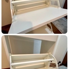 【決まりました】美品　IKEA イケア シューズボックス2段 ホワイト BISSA ビッサ 家具 収納家具 カラーボックスの画像