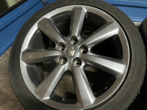 【成約済み】トヨタ 180系 クラウンアスリート 純正 18x8J+50 114.3 5穴 タイヤ&アルミホイール4本セット