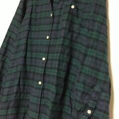 studio CLIPレディース ロングネルシャツの画像