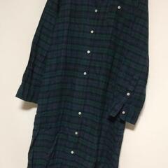 studio CLIPレディース ロングネルシャツ