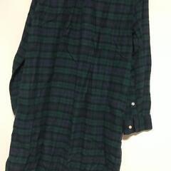 studio CLIPレディース ロングネルシャツの画像