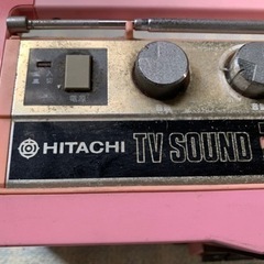 昭和レトロ　日立　Ｗラジオカセットレコーダー　パディスコ　w4w4の画像