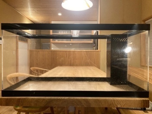 90cmアクリル水槽　　オーバーフロー濾過層付