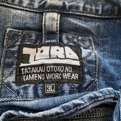 寅壱　作業着　デニムの画像
