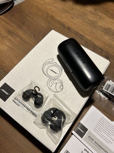 【箱付き】Bose SoundSport Free 完全ワイヤレスイヤホン ブラック