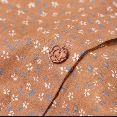 ❤️新品❤️小花柄 シャツ 高齢者 母の日 婦人 綿 100 長袖 前開き ブラウス シニアの画像