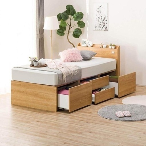 家具 ベッド シングルベッド
