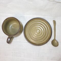 珈琲カップセット(3点)【値下げ】の画像