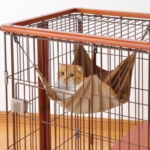 公式 アイラブペット ウッドワンサークルキャットミニ ケージ