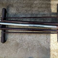 ポールハンガー　無料　洋服　ラック　収納の画像