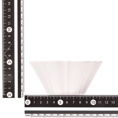 未使用品 フランフラン 白食器 ブランシェシリーズ ウェーブ ボウル 2枚セットの画像