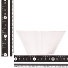 未使用品 フランフラン 白食器 ブランシェシリーズ ウェーブ ボウル 2枚セットの画像