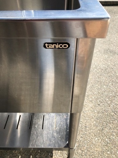 ⭐︎中古品　タニコー　2槽シンク　900×600×800mm  厨房用品⭐︎