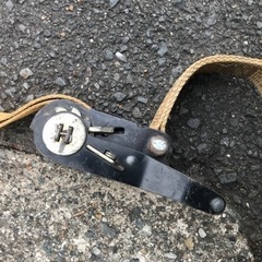 車載　　/ラチェットロープ　引き締めベルト　中古　現状渡　の画像