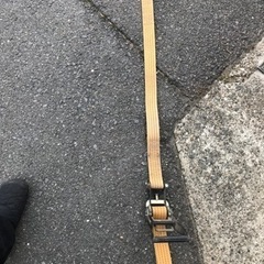 車載　　/ラチェットロープ　引き締めベルト　中古　現状渡　の画像