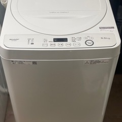 送料・設置込み　洗濯機　5.5kg SHARP 2020年