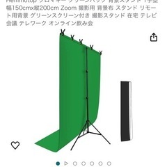 【お譲り先決定済み】HEMMOTOP グリーンバック 150×2...