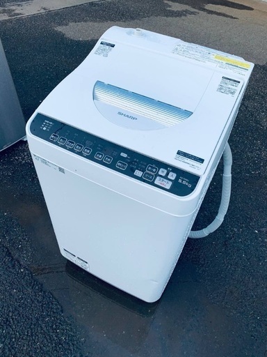 ♦️SHARP 電気洗濯乾燥機 【2019年製 】ES-TX5DJ-W