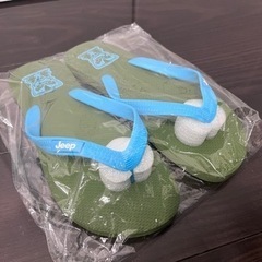 〔未使用〕jeepノベルティー ビーチサンダル ペアの画像
