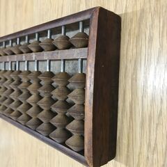 【差し上げます】そろばん　5玉　①の画像