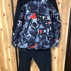 2回着用★QUIKSILVER スノーウェア(L)の画像