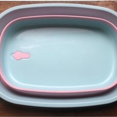 ★値下げ★折りたたみかご　ペット用　掃除用　ベビー用　お風呂用の画像