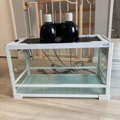 SANKO パンテオン ホワイト WH6035 爬虫類飼育ケージ おまけ付き