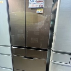【美品】SHARP 冷蔵庫 家庭用　大型 501L 2016年 SHARP 冷蔵庫 家庭用大型 501L 2016年