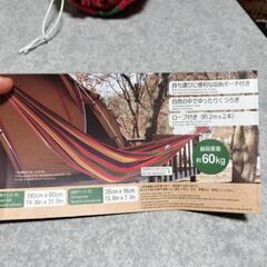 決定！ダイソーハンモックの画像
