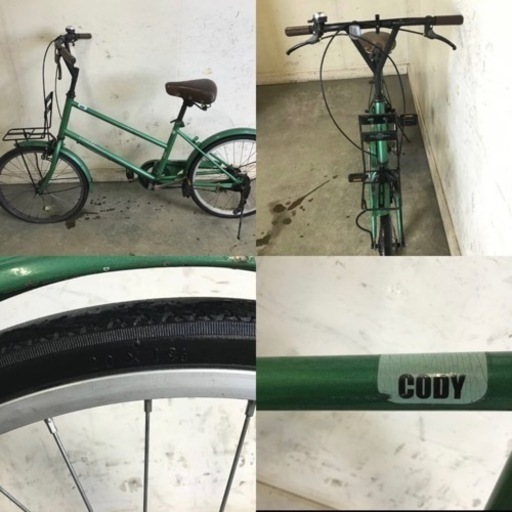 171□岐阜発/△CODY自転車/自転車/20インチ/前のチューブなし/タイヤかぶれてます/防犯有り/ジャンク品/R4.12/23□