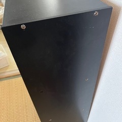 家具 収納家具 カラーボックス黒の画像