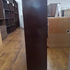 ★ジモティ割あり★  ダストボックス ブラウン H94.5×D25×W72 クリーニング済み MT784の画像