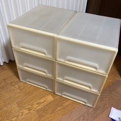 無印　ＰＰ収納ケース・引出式・小　　衣類収納　　収納ボックス　衣...