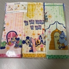 パーク購入★ディズニーミニタオル3枚セット