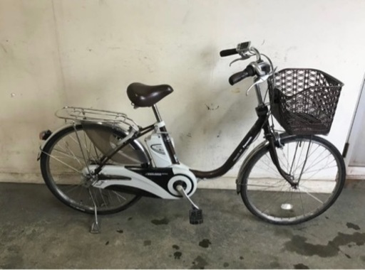 175★岐阜発　Panasonic Lithium vivi EX/ 電動自転車/ 24インチ/ アシスト走行確認/ 充電器なし/ タイヤひび割れあり/ 現状品　R4.10/27★