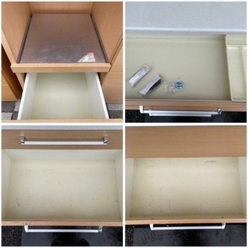 NITORI ニトリ 食器棚 キッチンボード フィル 120KB ブラウン ロゴス2 アート50 120×45×200cm キッチン 収納家具