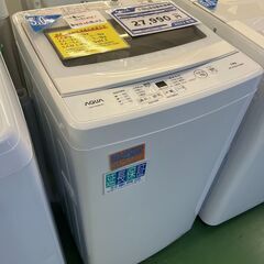 【愛品館八千代店】保証充実AQUA2022年製5.0㎏全自動洗濯機AQW-S5MBK