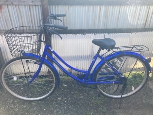 受け渡し決定しました。自転車 使用回数2.3回ギアなし26インチ