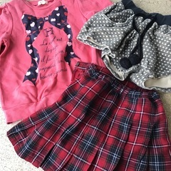 冬物　女の子110まとめ売りの画像