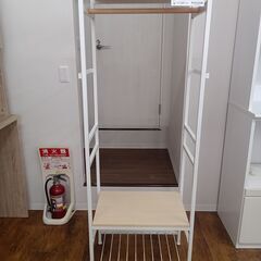 ★ジモティ割あり★  ハンガーラック ホワイト H168×D38...