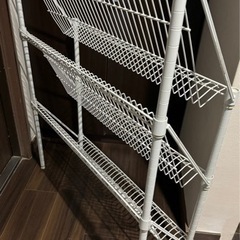 丈夫な収納家具 スチールラックの画像