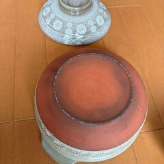  萬古焼 五十鈴窯 三島土鍋 7号 2-3人用 三島 直火用  花ちらし 日本製の画像